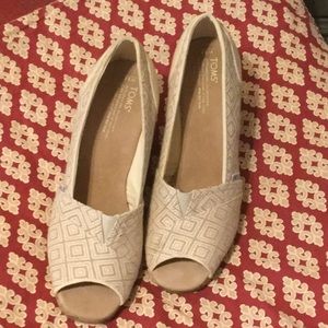 Toms Cork Wedges